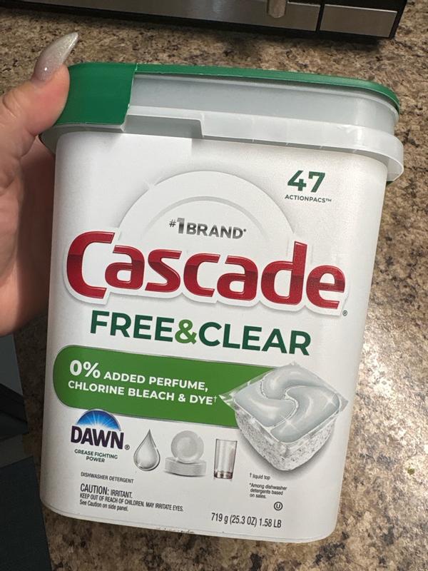 Cascade Free & Clear ActionPacs™ - Lemon Essence | Cascade Detergent
