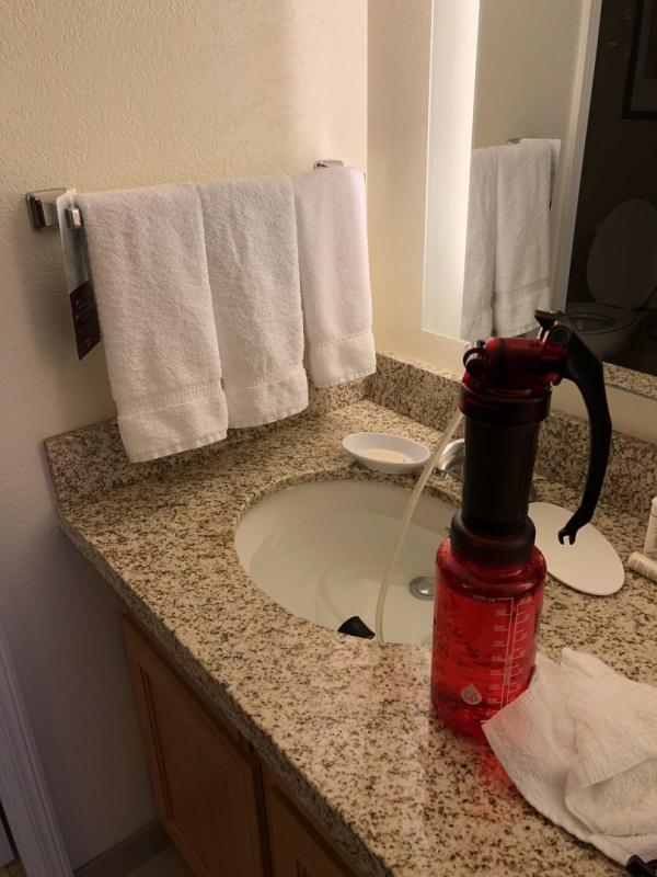 Photo submitted with review of product