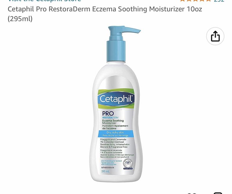 Cetaphil baby best sale eczema calming moisturizer