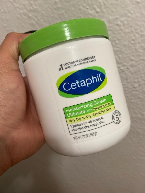 Cetaphil Moisturizing Cream Ultimate with Prebiotic Aloe, Very Dry
