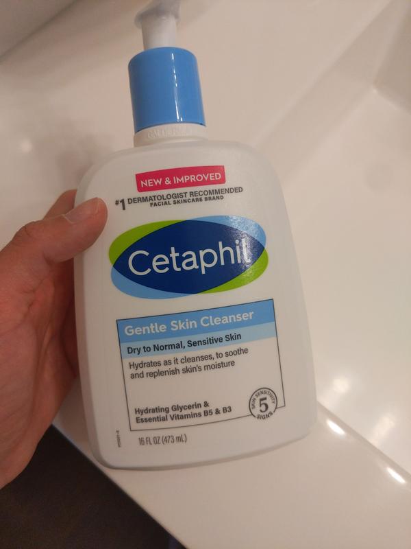Cetaphil Daily Facial Cleanser for Sensitive, Combination to Oily Skin, 8  oz 