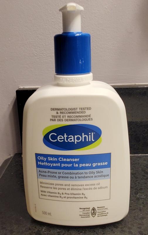 Cetaphil Oily Skin Cleanser (500ml) - Gentle Foaming Daily Facial Cleanser,  Ideal Face Wash for Sensitive, Acne Prone, Combination to Oily Skin,  Dermatologist Recommended : : Beauty & Personal Care