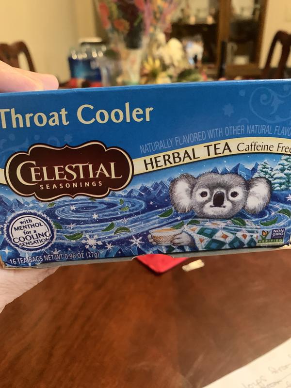 Throat Cooler Herbal Tea | Comforting Mint & Herbs – Celestial