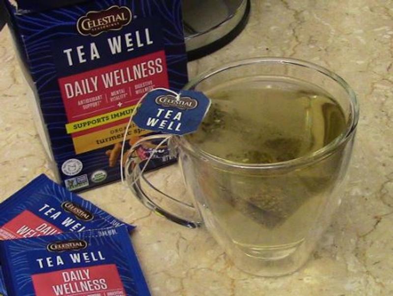 TeaWell Organic Turmeric Spice | Herbal Wellness Tea – Celestial