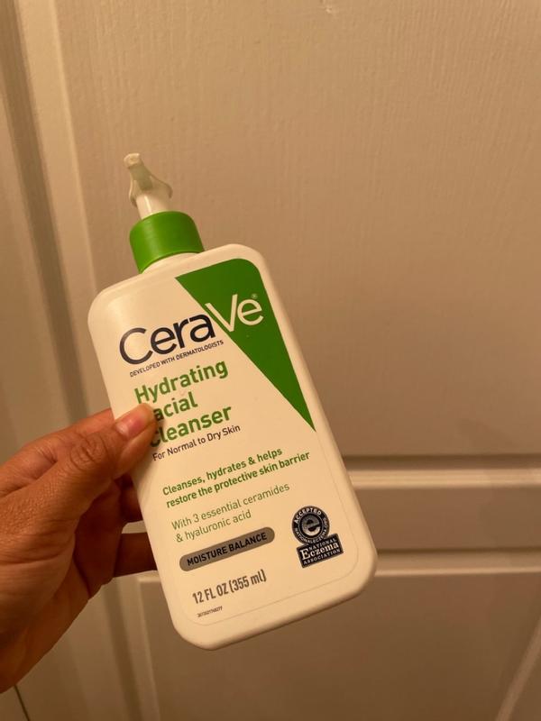 CeraVe Fragrance-Free Face Cleanser, Foaming Face Wash with Hyaluronic Acid