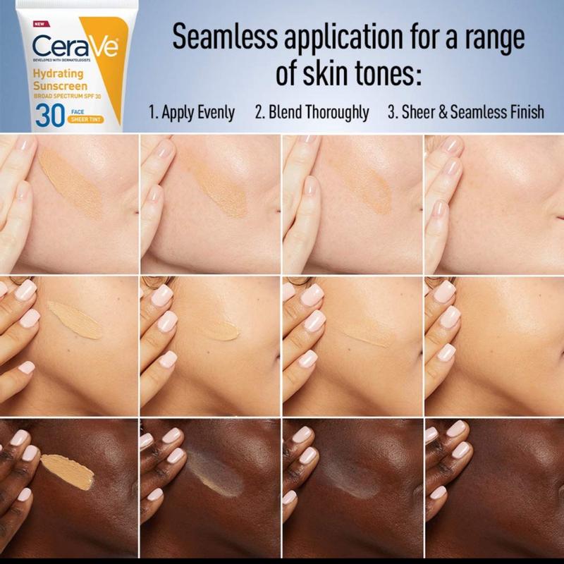face sheer tint hydrating sunscreen spf 30