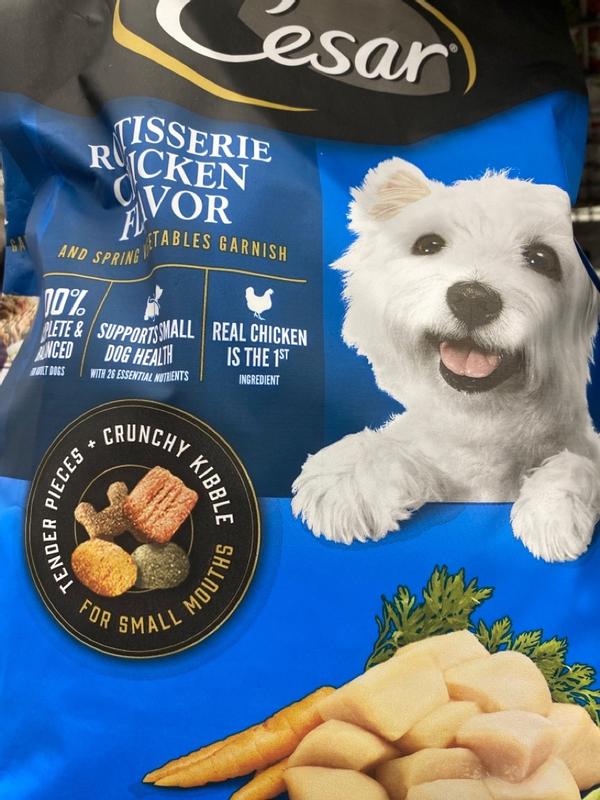 Cesar rotisserie clearance chicken dog food