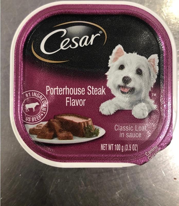 Cesar porterhouse 2025 dog food