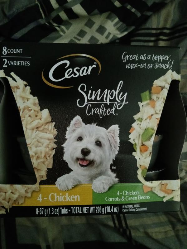 Cesar simply crafted dog hotsell food reviews