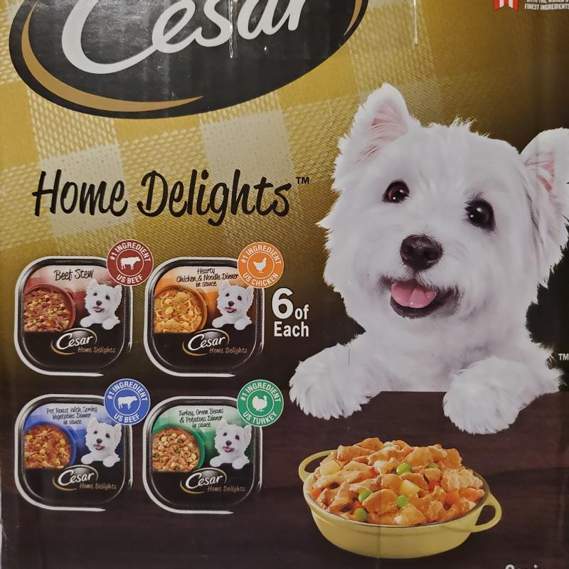 Caesars home shop delight dog food