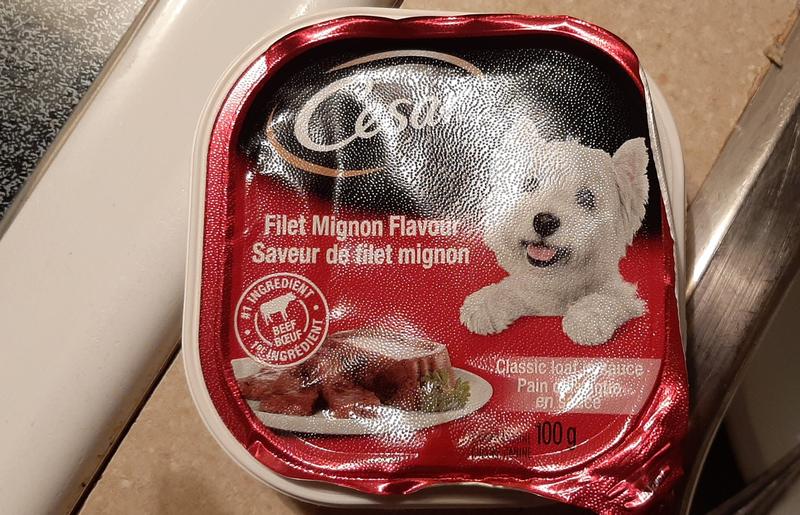 Cesar filet mignon outlet dog food review