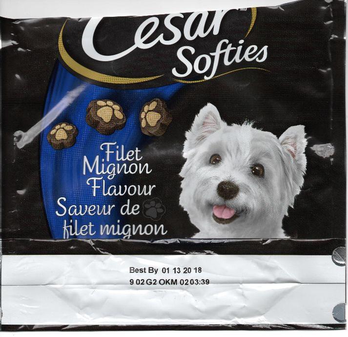 cesar softies filet mignon dog treats