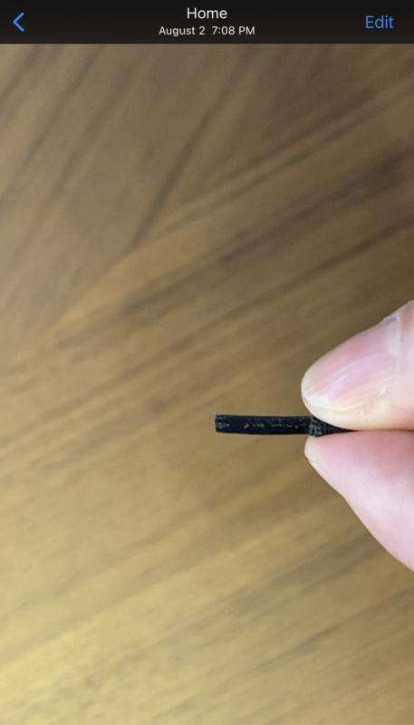 Photo submitted with review of product
