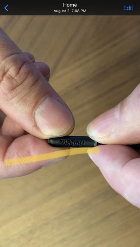 Photo submitted with review of product