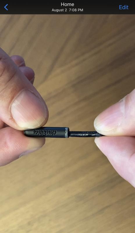 Photo submitted with review of product