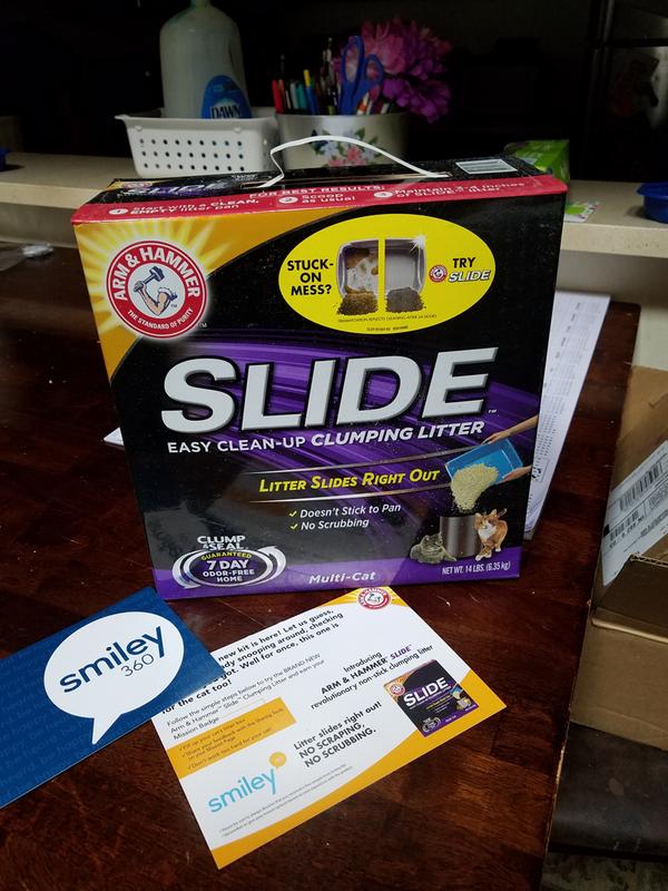 Arm Hammer Slide Easy CleanUp Litter, MultiCat, 28 Lb