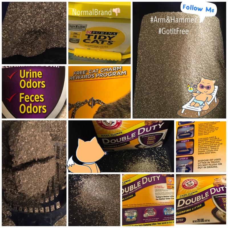 Double duty arm shop and hammer litter