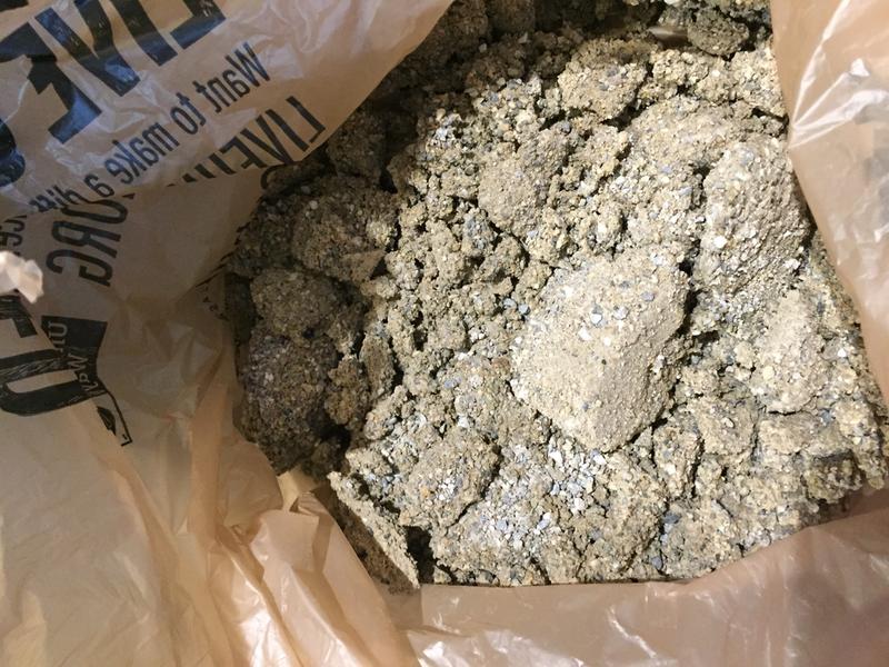 clumps are wet and super stickey stuck to bottom of box! hard to get out everytime!!