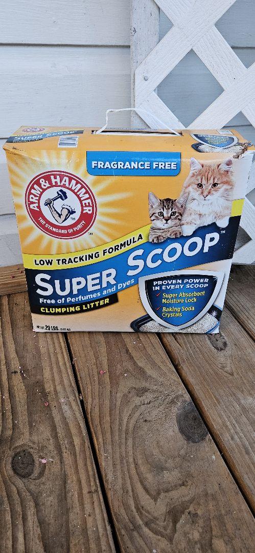 Arm Hammer Fragrance Free Super Scoop Clumping Litter for Cats 40 lbs. Petco