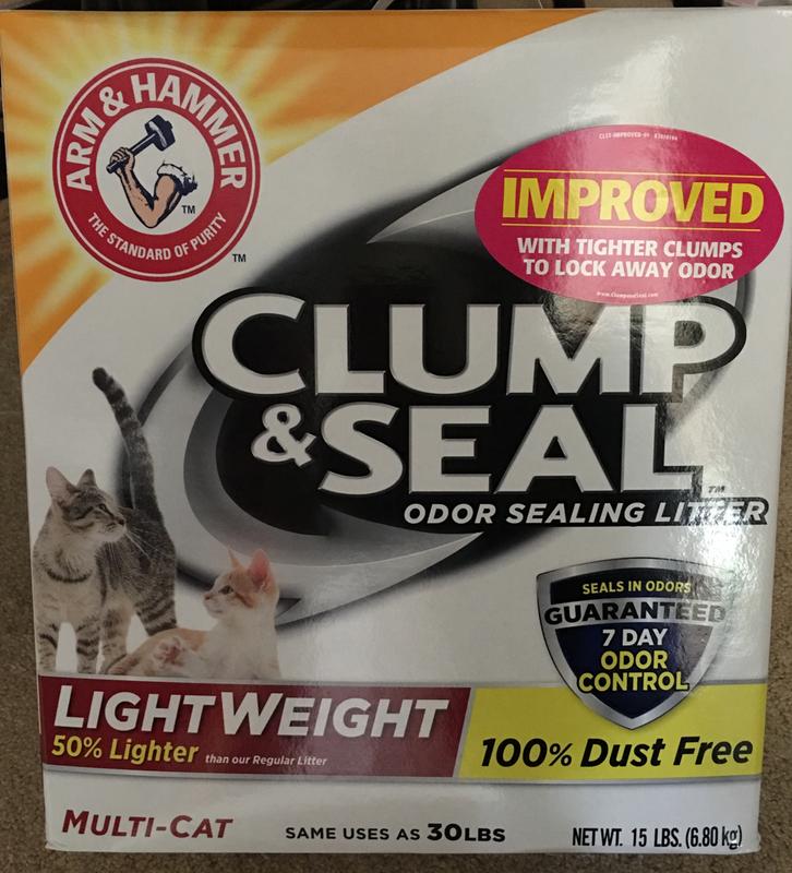 Clump and seal lightweight cat litter hotsell