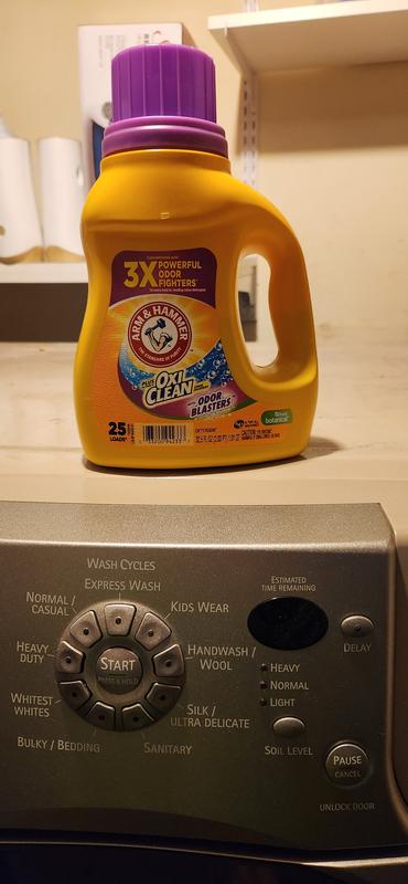 Arm & Hammer Liquid Laundry Plus OxiClean Odor Blasters Fresh Burst, 35  Loads, 45.5 fl oz