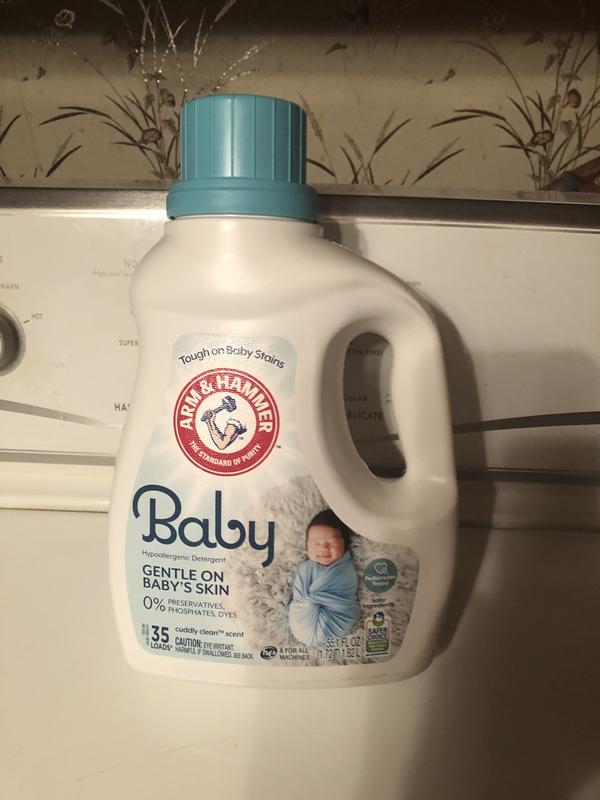 ARM & HAMMER Baby Hypoallergenic Liquid Laundry Detergent, For Newborns and Infants