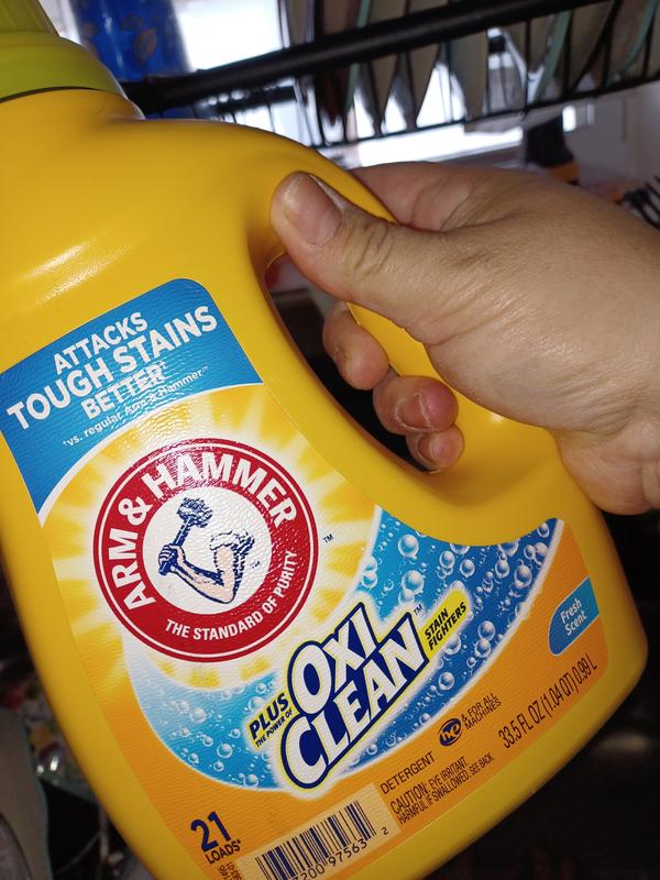 ARM & HAMMER Plus OxiClean, Fresh Scent, Stain Removing High Efficiency