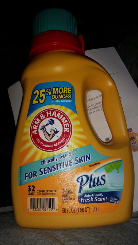 105 oz. Arm and Hammer Sensitive Skin Plus Scent Dual He Liquid Laundry Detergent (105 Loads), 4-Pack