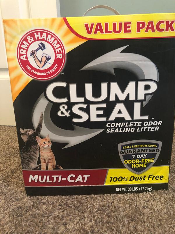 Arm Hammer Clump Seal Litter MultiCat 19lb Box Meijer