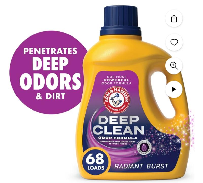 Deep Clean Odor Liquid Laundry Detergent | ARM & HAMMER™