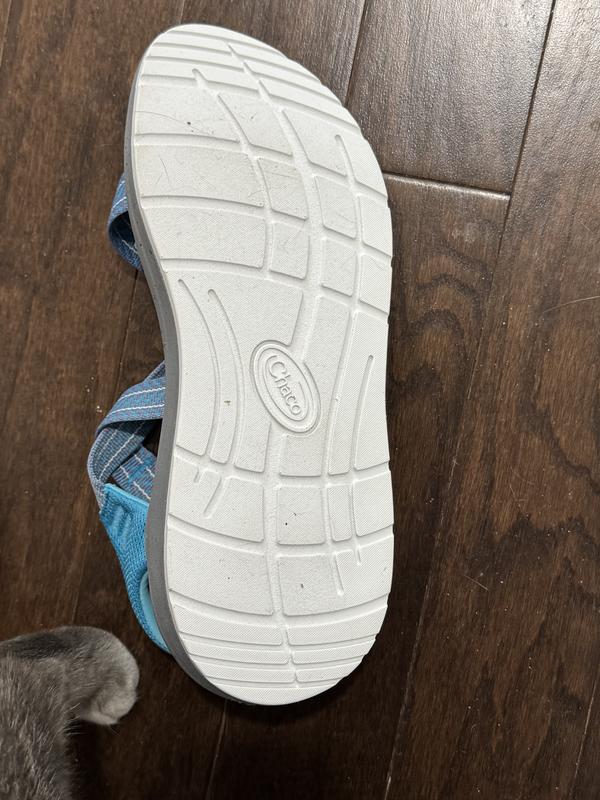 Customer photo for "Fit is so different and soles are slick"