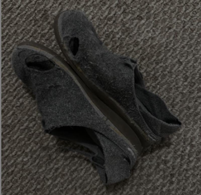 burgundy and gold slides