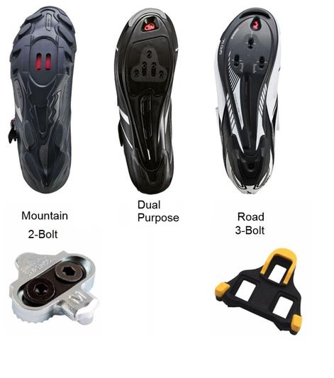 Spd cleats deals 3 bolt