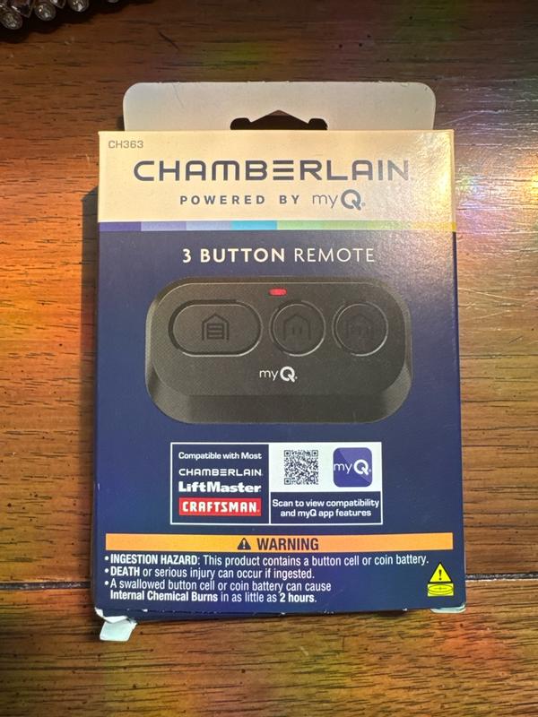 CH363 | 3-Button Remote | Chamberlain