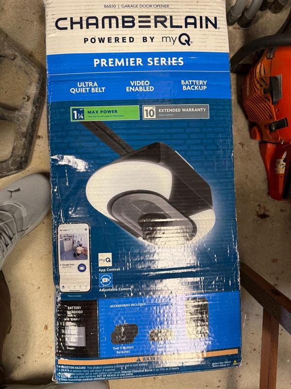 B6830 | 1-1/4 HP Belt Drive Opener with Battery Backup, Built-In