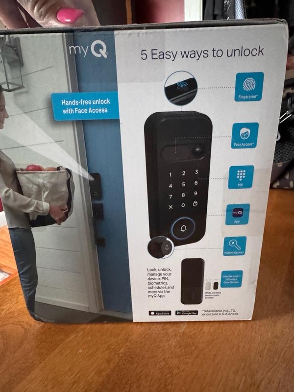 Chamberlain myQ Video Black Smart Wi-Fi and Bluetooth Touchscreen ...