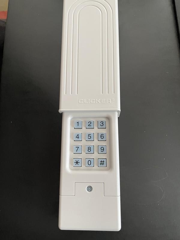 program clicker keypad garage door