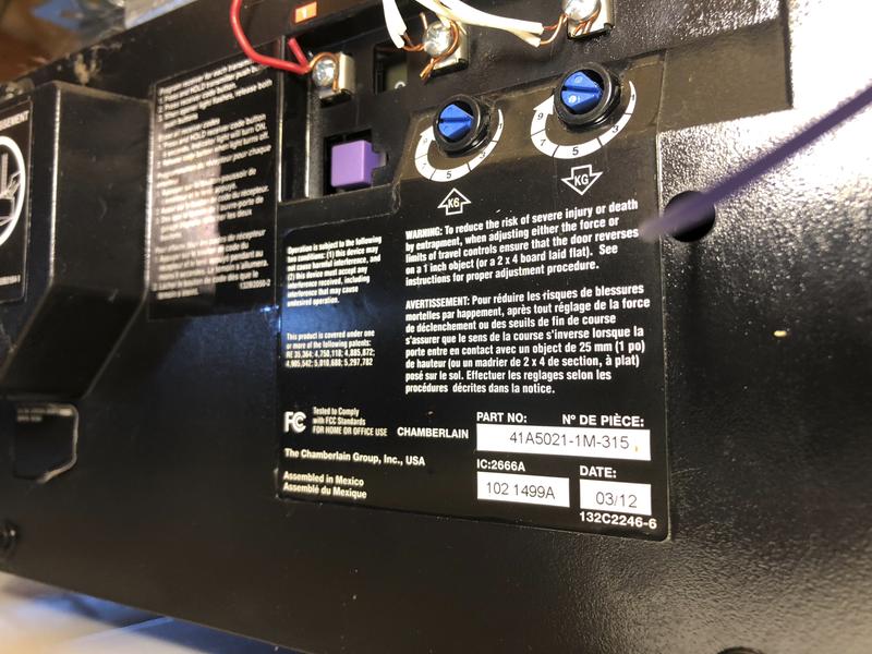 OEM Chamberlain 41A50213M315 Garage Door Opener Logic Board Genuine