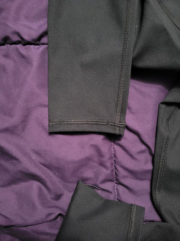View of the bottom of the leggings.