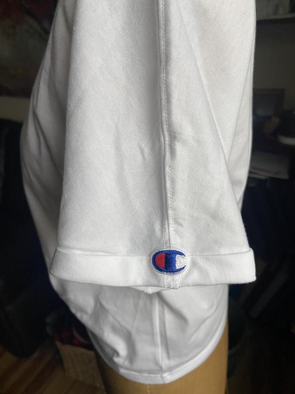 Side sleeve embroidered logo