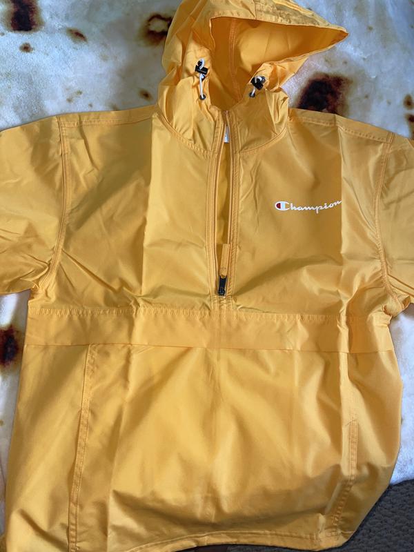 Yellow champion rain on sale jacket