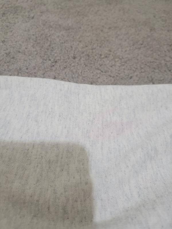 The stains.