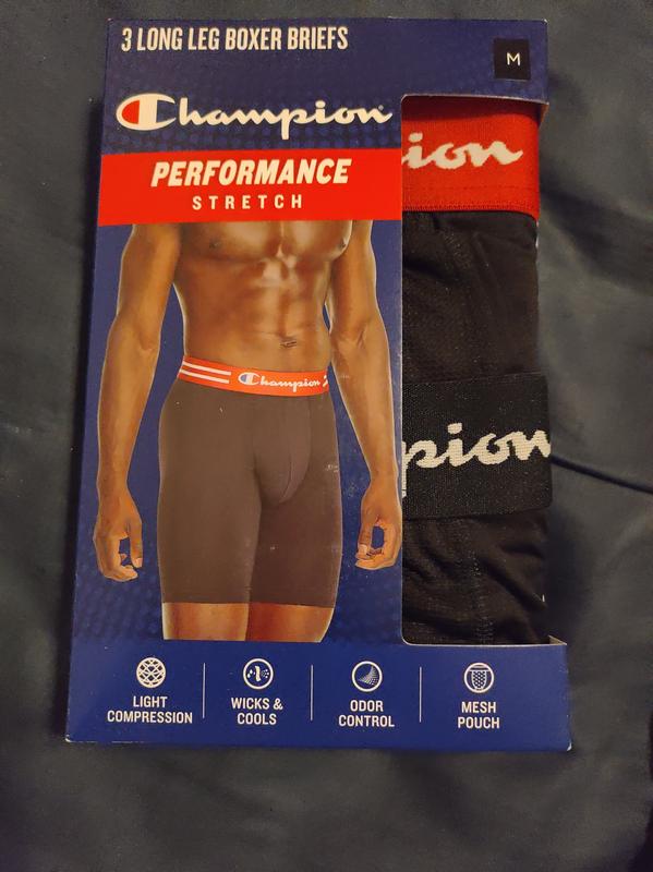 Champion long sale leg boxer briefs