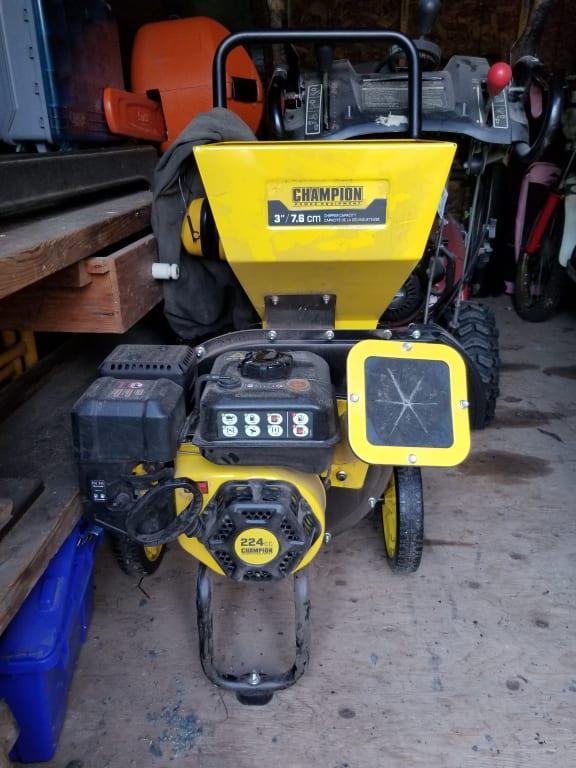 3-in. Chipper Shredder - 100472 - Champion Power Equipment