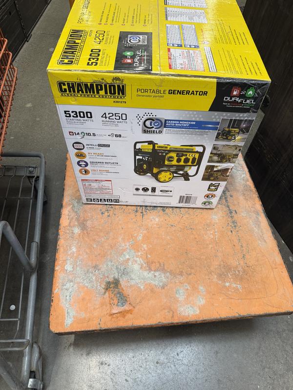 Champion Power Equipment 5300/4250-Watt Recoil Start Gasoline and