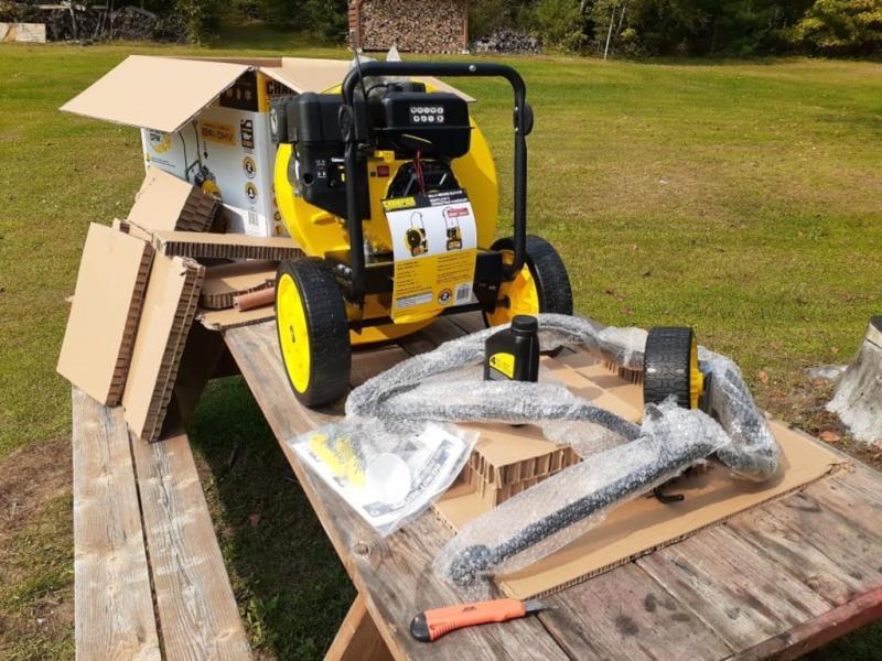 Everything laid out for assembly