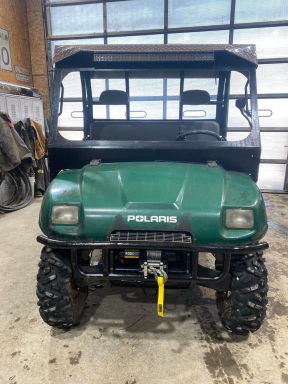 2001 Polaris Ranger 4x4 with KFI 100560 winch mount and Champion 4,000 lb winch