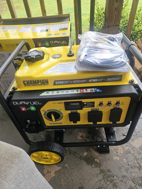 Champion Power Equipment 5300/4250-Watt Recoil Start Gasoline and