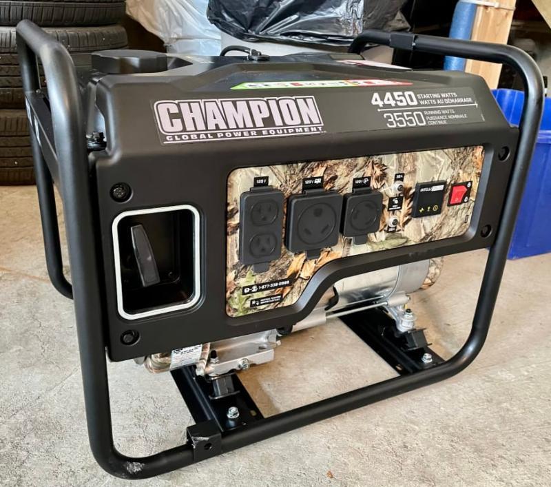 Clean, straightforward controls, switch, gauge. Camo keeps it toned down compared the the glaring yellow!