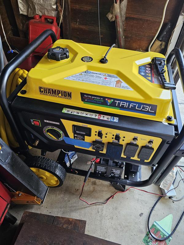 10,000W Electric Start Tri Fuel Generator with CO Shield® - 201438